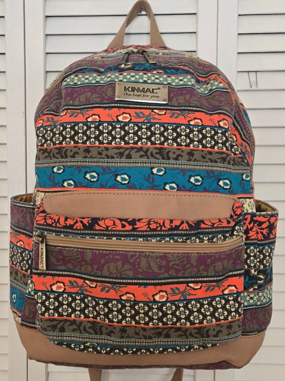 Bohemian Laptop Backpack with Massage Cushioned Straps Travel Outdoor Backpack